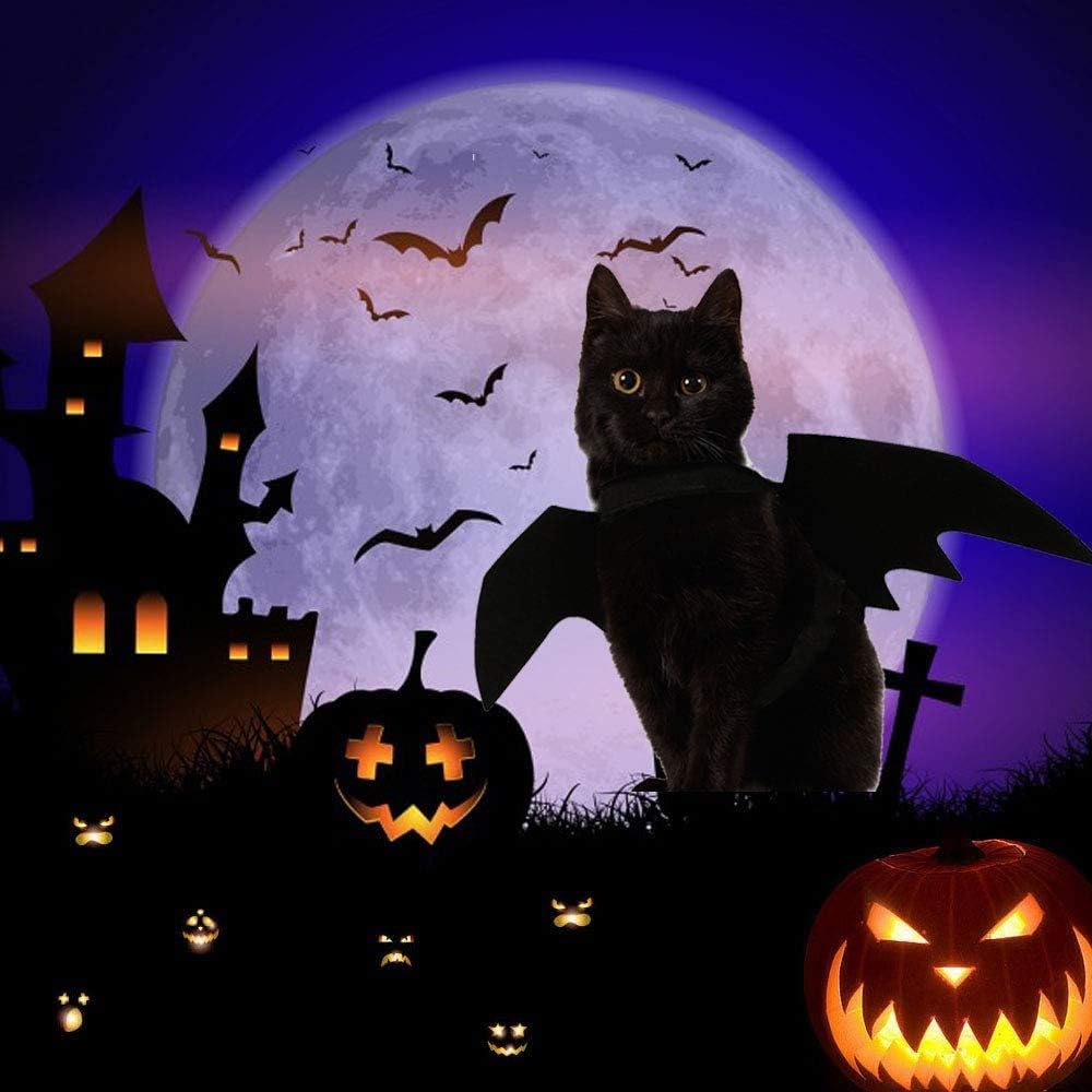Tailcloset Halloween Bat Wings Pet Costume Small Dogs Cats