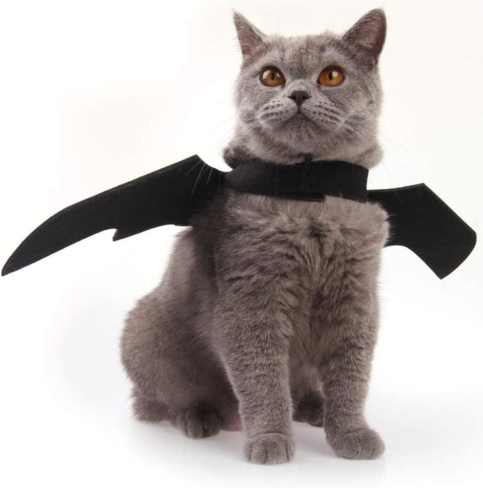 Tailcloset Halloween Bat Wings Pet Costume Small Dogs Cats