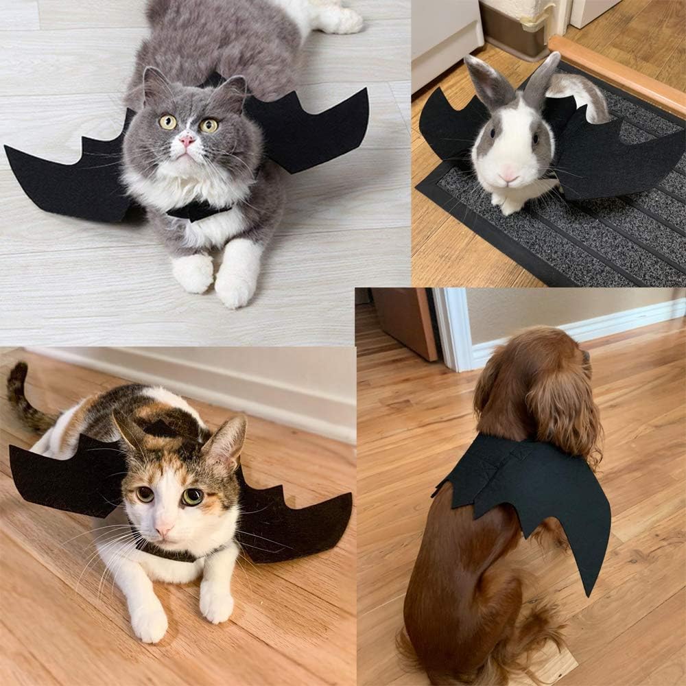 Tailcloset Halloween Bat Wings Pet Costume Small Dogs Cats